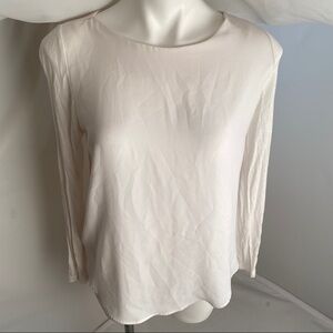 Final Touch white long sleeve blouse M